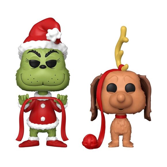 Funko POP! Books Dr. Seuss The Grinch & Max 2-Pack Vinyl Figure Set - Picture 2 of 3